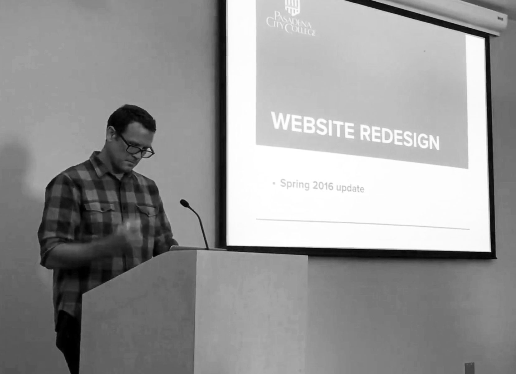 We took our show on the road and presented at open forums to get feedback from anyone who wished to attend.
